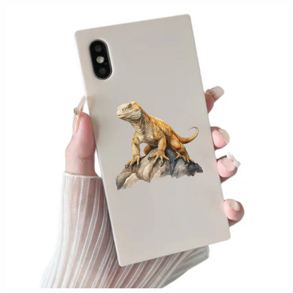 Iguana Brown Rock Vinyl Sticker Decal