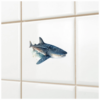 Whale Shark Blue Ocean Vinyl Sticker Decal