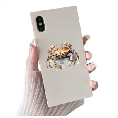 Crab Brown Animal Sea Vinyl Sticker Decal