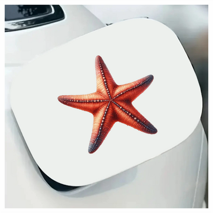 Red Starfish Vinyl Sticker Decal