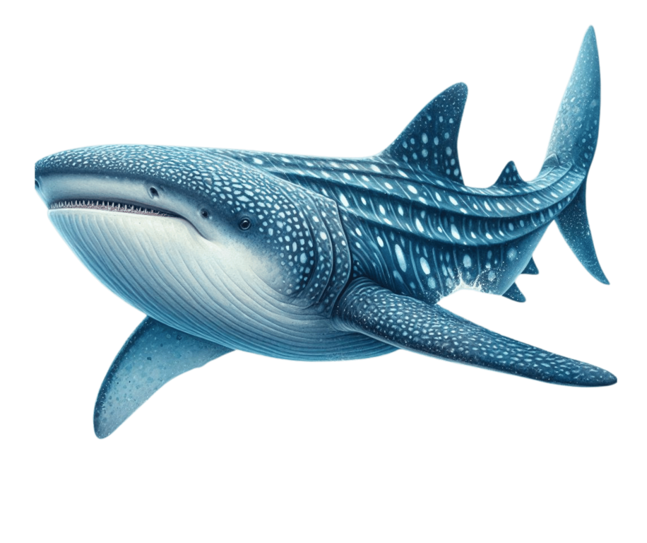 Whale Blue Whale Shark Large Ocean Vinyl Sticker Decal