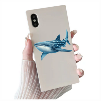 Whale Blue Whale Shark Large Ocean Vinyl Sticker Decal