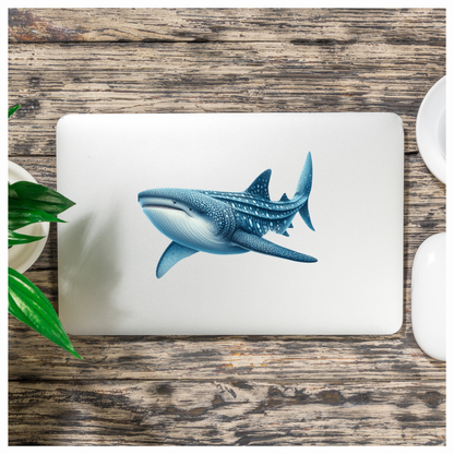 Whale Blue Whale Shark Large Ocean Vinyl Sticker Decal