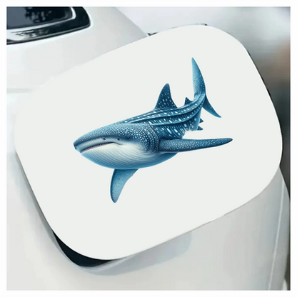 Whale Blue Whale Shark Large Ocean Vinyl Sticker Decal