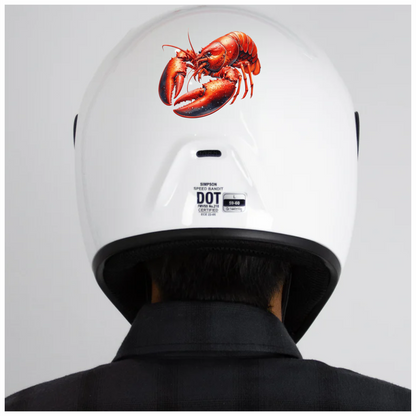 Red Lobster Crawling Vinyl Sticker Decal