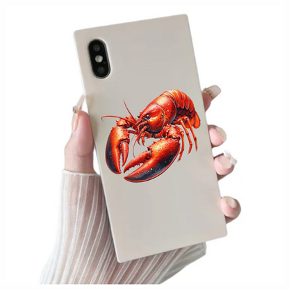 Red Lobster Crawling Vinyl Sticker Decal