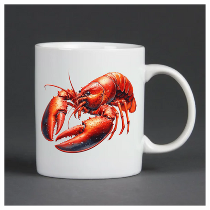 Red Lobster Crawling Vinyl Sticker Decal