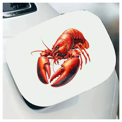 Red Lobster Crawling Vinyl Sticker Decal
