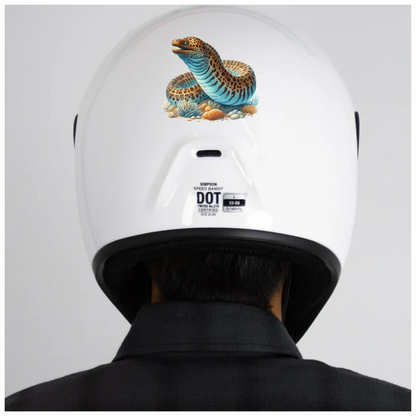 Blue Eel Fish Coral Reef Vinyl Sticker Decal