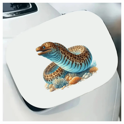 Blue Eel Fish Coral Reef Vinyl Sticker Decal