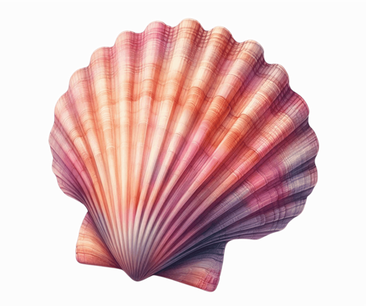 Shell Pink Color Vinyl Sticker Decal