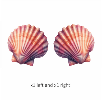 Shell Pink Color Vinyl Sticker Decal