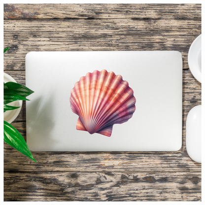 Shell Pink Color Vinyl Sticker Decal