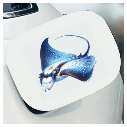 Blue Stingray Fish Vinyl Sticker Decal