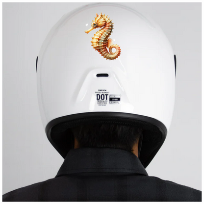 Seahorse Yellow Sea Creature Vinyl Sticker Decal