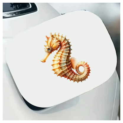 Seahorse Yellow Sea Creature Vinyl Sticker Decal