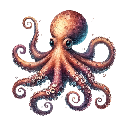 Octopus Purple Tentacles Sea Animal Vinyl Sticker Decal