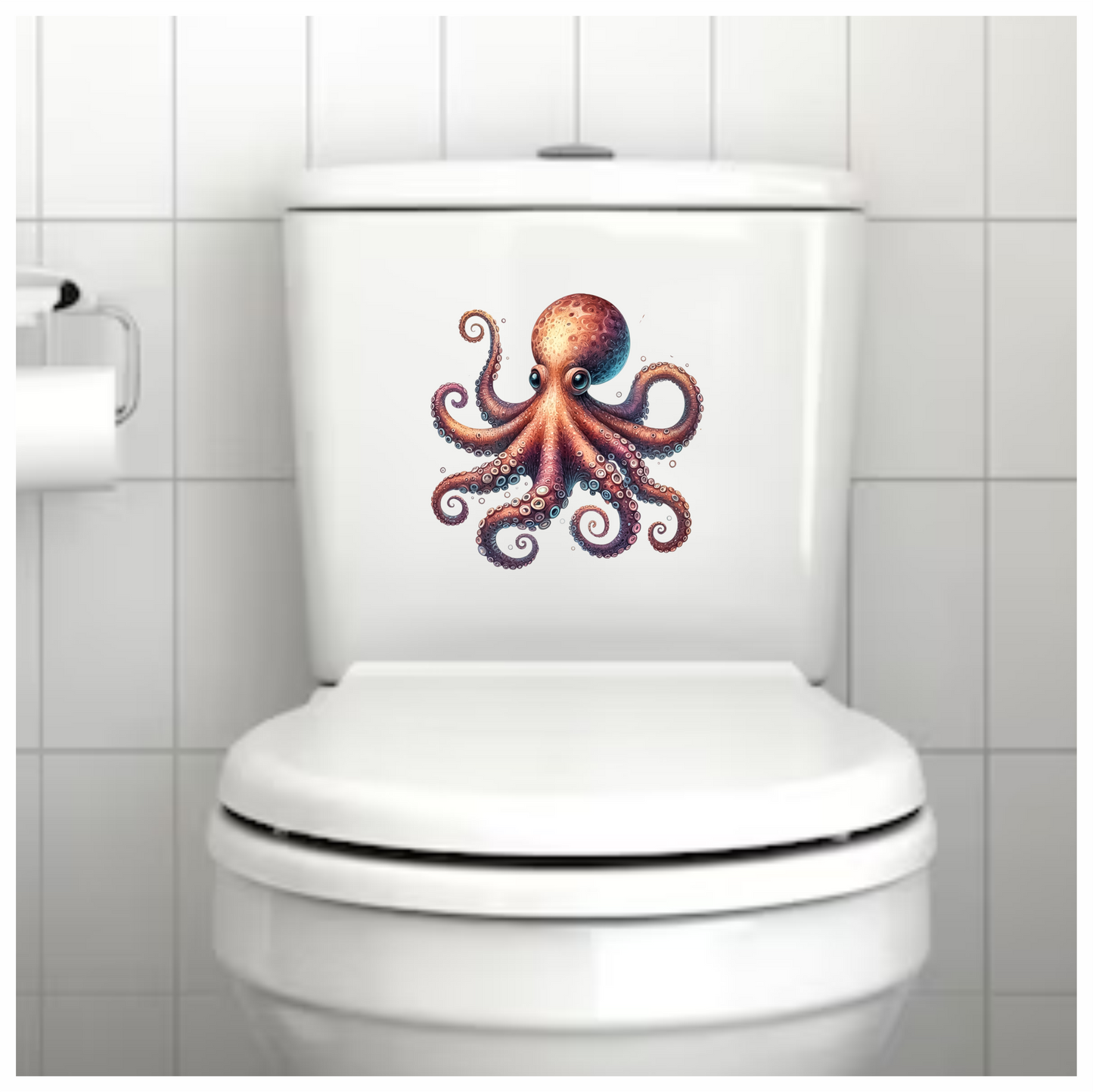 Octopus Purple Tentacles Sea Animal Vinyl Sticker Decal