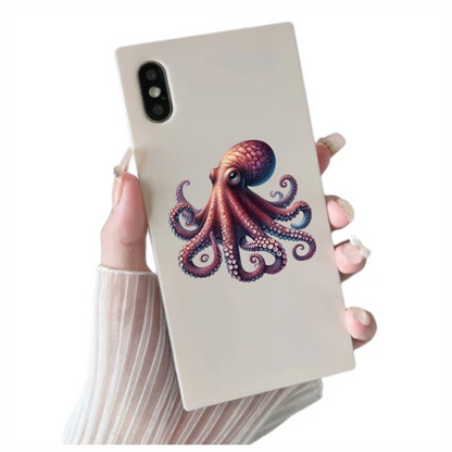 Octopus Pink Tentacles Ocean Animal Vinyl Sticker Decal