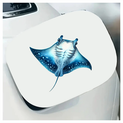 Blue Stingray Ocean Animal Vinyl Sticker Decal