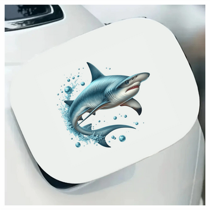 Shark Blue Ocean Swimming Fast Vinyl Sticker Decal