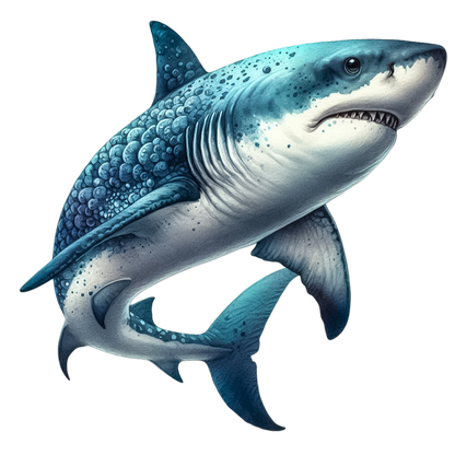 Shark Blue Ocean Fish Predator Vinyl Sticker Decal