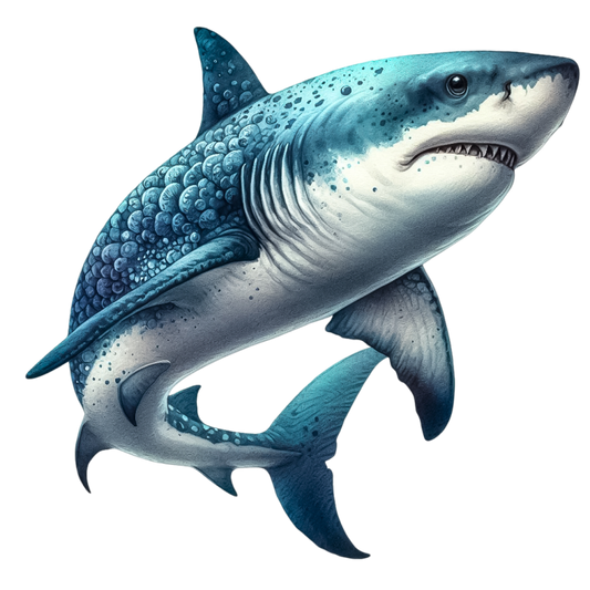 Shark Blue Ocean Fish Predator Vinyl Sticker Decal