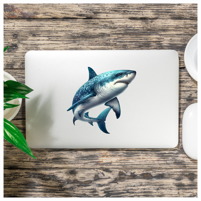 Shark Blue Ocean Fish Predator Vinyl Sticker Decal