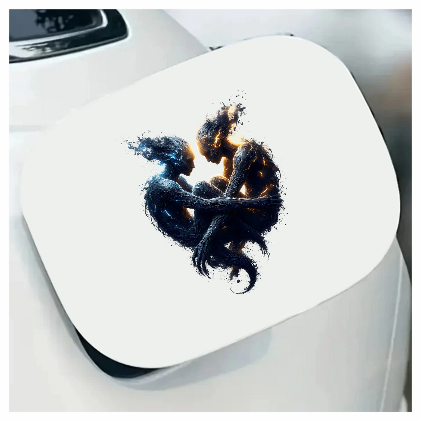 Electric Breed United Warmth Blue Vinyl Decal Sticker