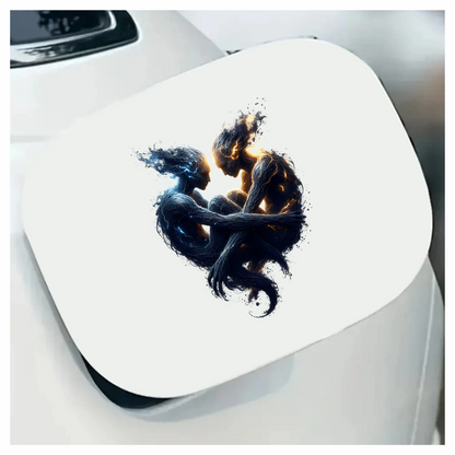 Electric Breed United Warmth Blue Vinyl Decal Sticker