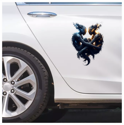 Electric Breed United Warmth Blue Vinyl Decal Sticker