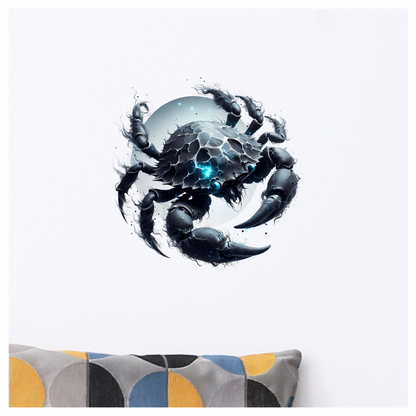 Armored Crab Breed Lunar Blue Vinyl Decal Sticker