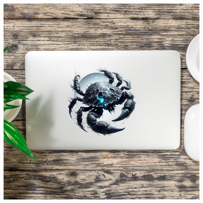 Armored Crab Breed Lunar Blue Vinyl Decal Sticker