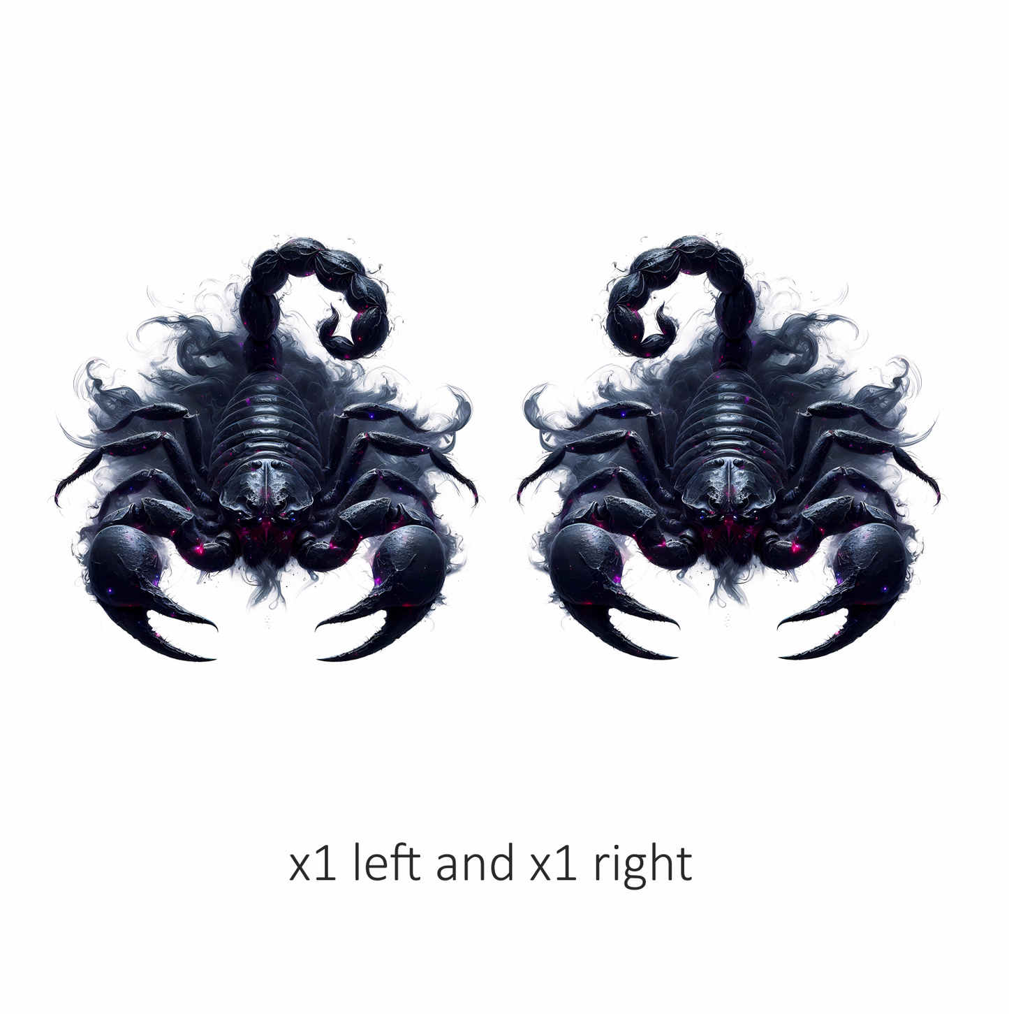 Scorpion Breed With Black Armour Vinyl Decal Sticker