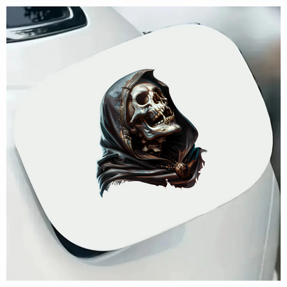 Skull Dark Cloak Bone Necklace Human Vinyl Sticker Decal