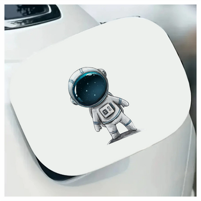 Astronaut Character With Blue Helmet Vinyl Decal Sticker