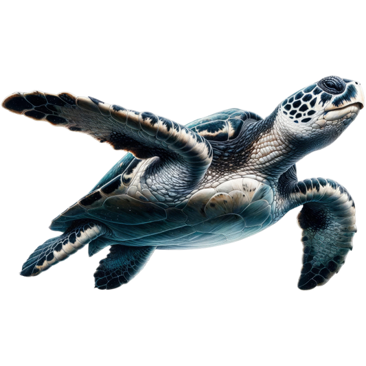 Tortoise on a white background
