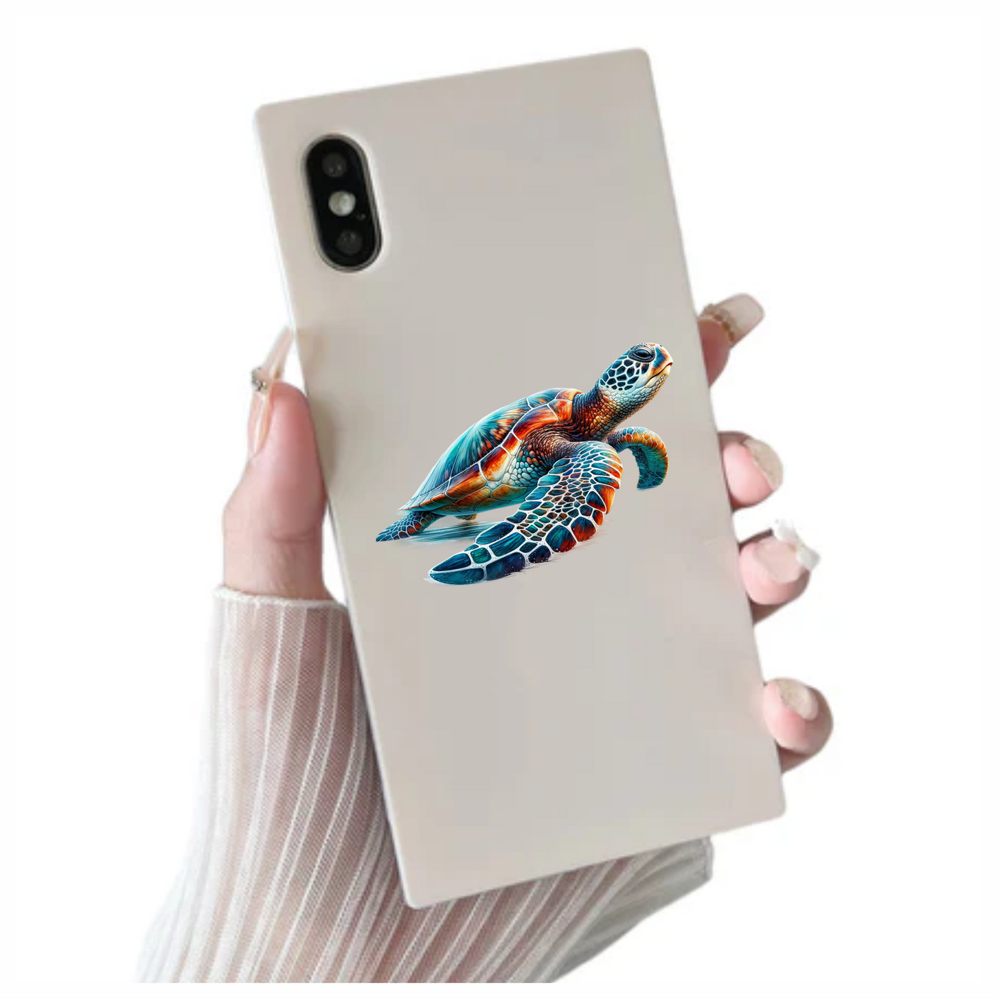 Sea Turtle Ocean Blue Swimming Graceful Vinyl Decal Sticker