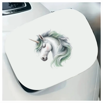 Unicorn Horse White Pastel Mane Vinyl Decal Sticker