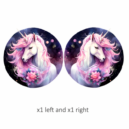 Unicorn Horse With Pink Mane Vinyl Decal Sticker