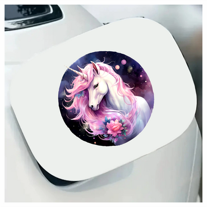 Unicorn Horse With Pink Mane Vinyl Decal Sticker