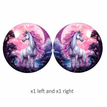 Majestic Unicorn Horse Pink Moonlight Vinyl Decal Sticker