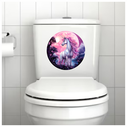 Majestic Unicorn Horse Pink Moonlight Vinyl Decal Sticker