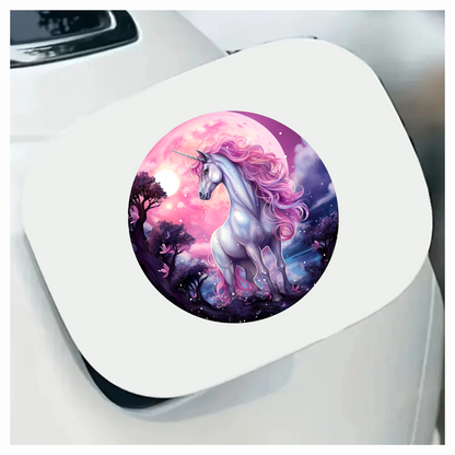 Majestic Unicorn Horse Pink Moonlight Vinyl Decal Sticker