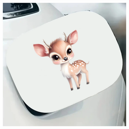 Cute Baby Deer With Brown Fur Vinyl Decal Sticker