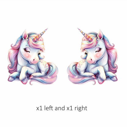 Cute Unicorn Pony With Pink Vinyl Decal Sticker