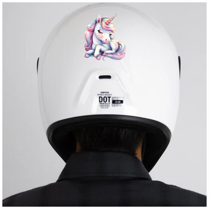 Cute Unicorn Pony With Pink Vinyl Decal Sticker