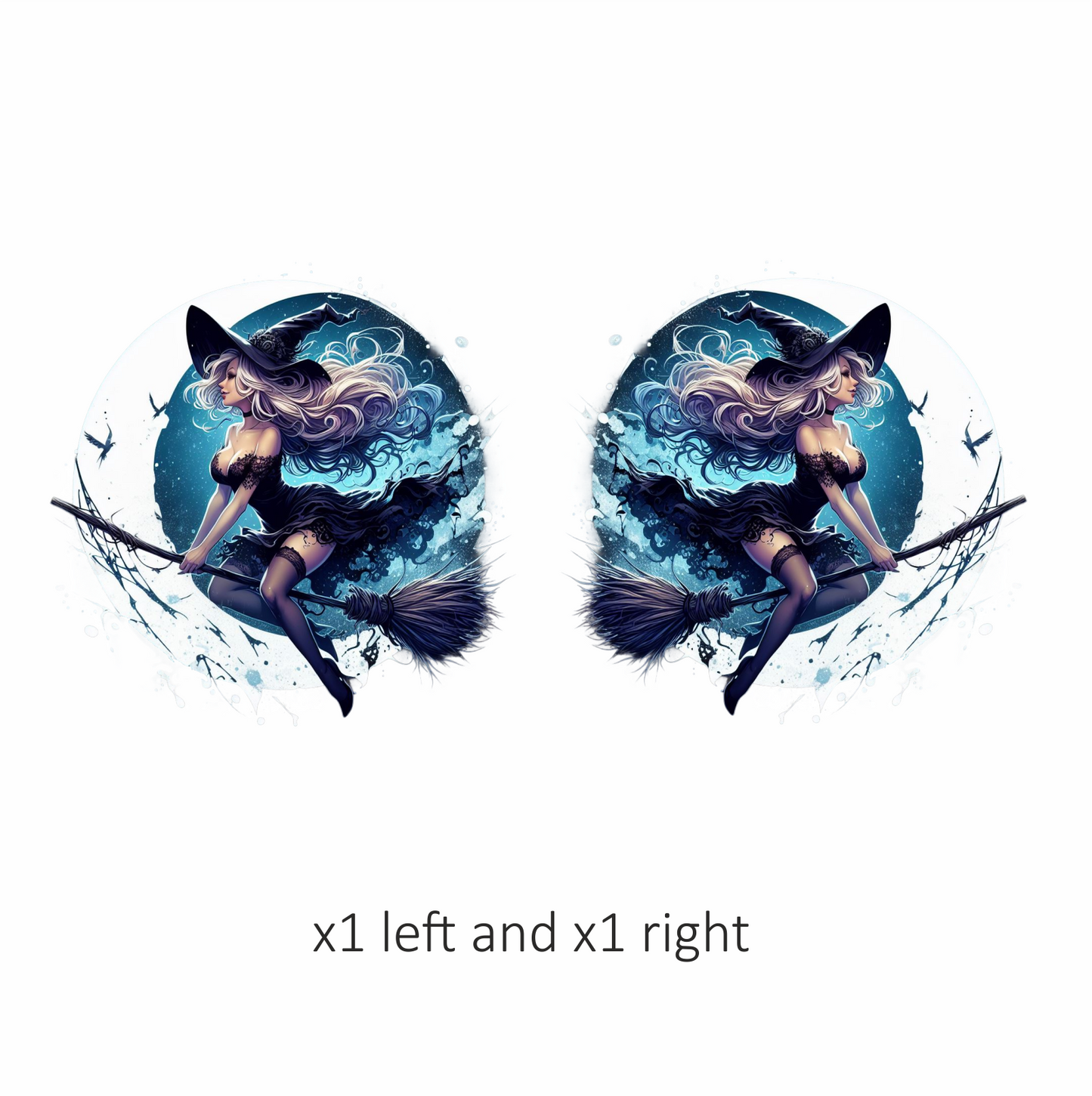 Alluring Ashen Angelic Arcane Attractive All-Black Aerial Alluring Vinyl Decal Sticker