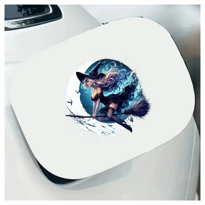 Alluring Ashen Angelic Arcane Attractive All-Black Aerial Alluring Vinyl Decal Sticker