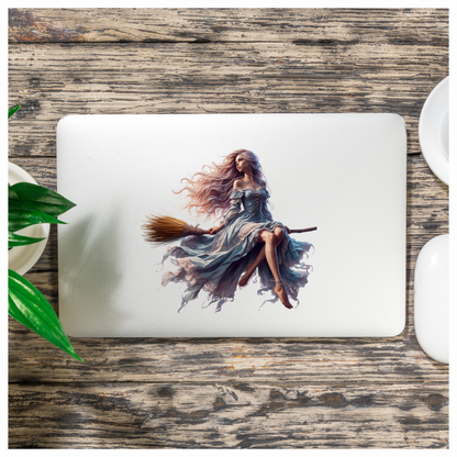 Angelic Ash-Blonde Azure Attired Aetherial Alluring Arcane Aerial Vinyl Decal Sticker